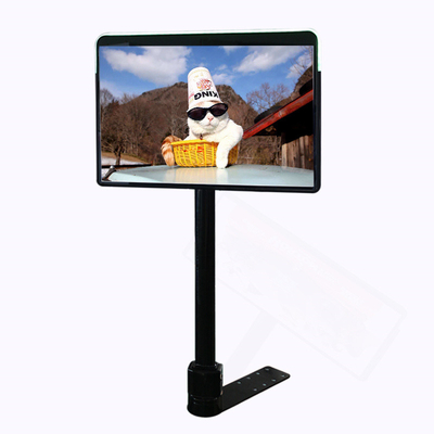 Monitor LCD Double Sided 24 inci dengan input Stand & HDMII/VGA/USB